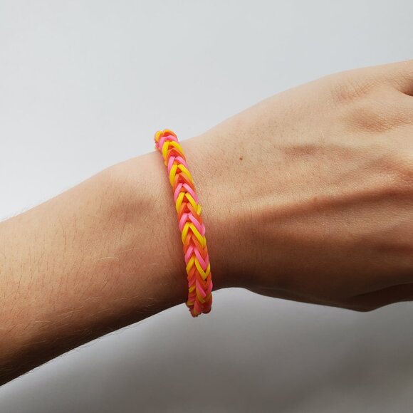 Handmade Rainbow Loom Summer Bracelets - Picture 3 of 5